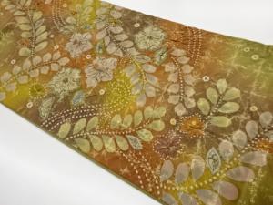 作家物　辻が花袋帯